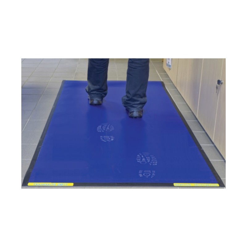TAPIS DE DECONTAMINATION SEMELLES + ROUES